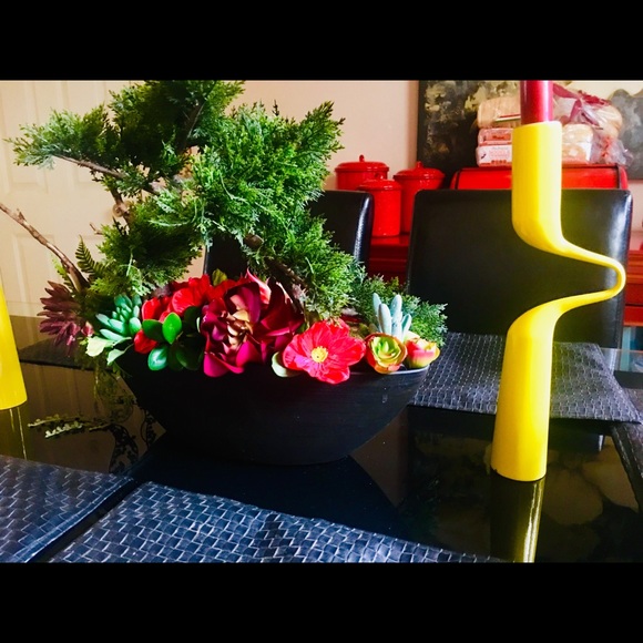 Large artificial succulents bonsai arrangement - Picture 3 of 3